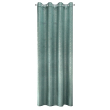 ZASŁONA GOTOWA MABEL 140 X 250 CM TURKUSOWY
