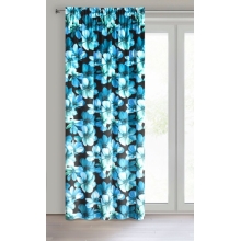 ZASŁONA GOTOWA KLEO NA TAŚMIE 140 X 270 CM CZARNY