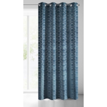 ZASŁONA GOTOWA MANDI 135 X 250 CM GRANATOWY