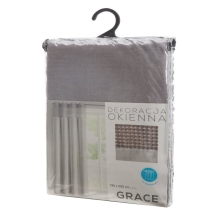 FIRANA GOTOWA GRACE 135 X 250 CM SZARY