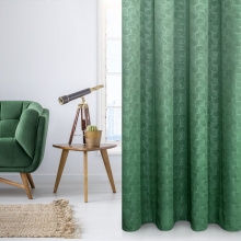 ZASŁONA GOTOWA D91 ELLEN 140 X 250 CM ZIELONY