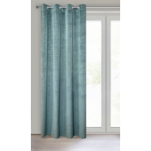ZASŁONA GOTOWA ALUVIA 140 X 250 CM TURKUSOWY