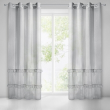 FIRANA GOTOWA ARIANA 140 X 250 CM SZARY