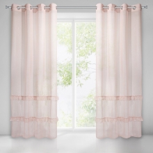 FIRANA GOTOWA ARIANA 140 X 250 CM RÓŻOWY