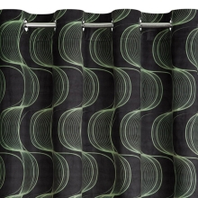 ZASŁONA GOTOWA POLA 140 X 250 CM CZARNY