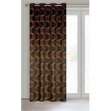 ZASŁONA GOTOWA POLA 140 X 250 CM CZARNY