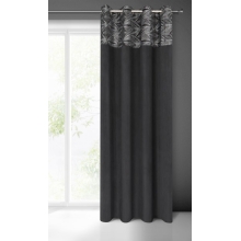 ZASŁONA GOTOWA ARIANA 140 X 250 CM CZARNY