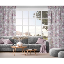 ZASŁONA GOTOWA SHERRY NA TAŚMIE 140 X 300 CM SREBRNY