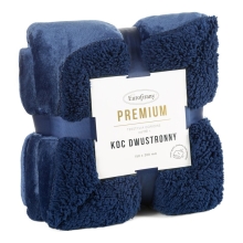 KOC TEDY 170 X 210 CM GRANATOWY KOC TEDY 170 X 210 CM GRANATOWY