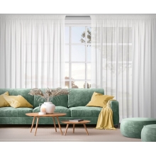 FIRANA GOTOWA DEBRA NA TAŚMIE 300 X 270 CM BIAŁY