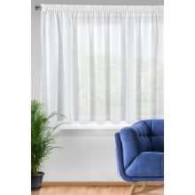 FIRANA GOTOWA LUCY NA TAŚMIE 300 X 160 CM BIAŁY FIRANA GOTOWA LUCY NA TAŚMIE 300 X 160 CM BIAŁY