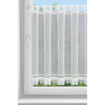 FIRANA GOTOWA KATRIN NA SZELKACH 150 X 90 CM BIAŁY