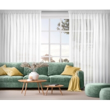 FIRANA GOTOWA LUCY NA TAŚMIE 200 X 270 CM BIAŁY FIRANA GOTOWA LUCY NA TAŚMIE 200 X 270 CM BIAŁY