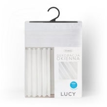 FIRANA GOTOWA LUCY 200 X 250 CM BIAŁY FIRANA GOTOWA LUCY 200 X 250 CM BIAŁY