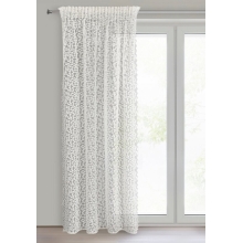 FIRANA GOTOWA DAISY NA TAŚMIE 130 X 270 CM BIAŁY