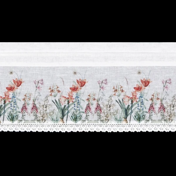 FIRANA GOTOWA NEMEZJA NA TAŚMIE 150 X 30 CM BIAŁY