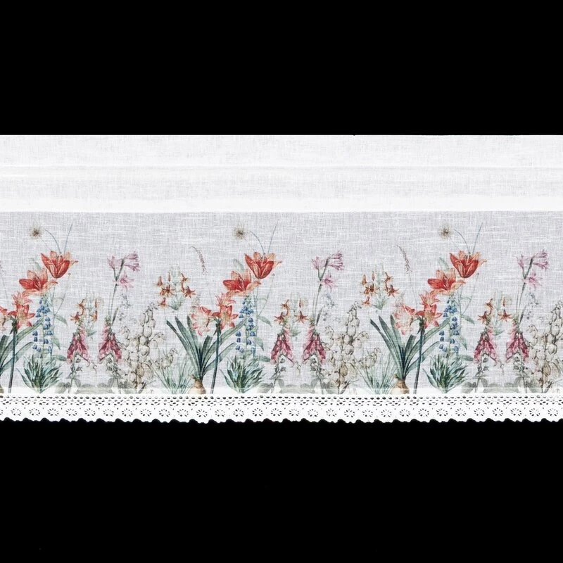 FIRANA GOTOWA NEMEZJA NA TAŚMIE 150 X 30 CM BIAŁY