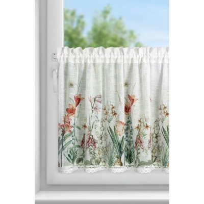 FIRANA GOTOWA NEMEZJA NA TAŚMIE 150 X 60 CM BIAŁY