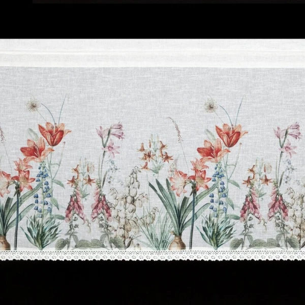 FIRANA GOTOWA NEMEZJA NA TAŚMIE 150 X 60 CM BIAŁY