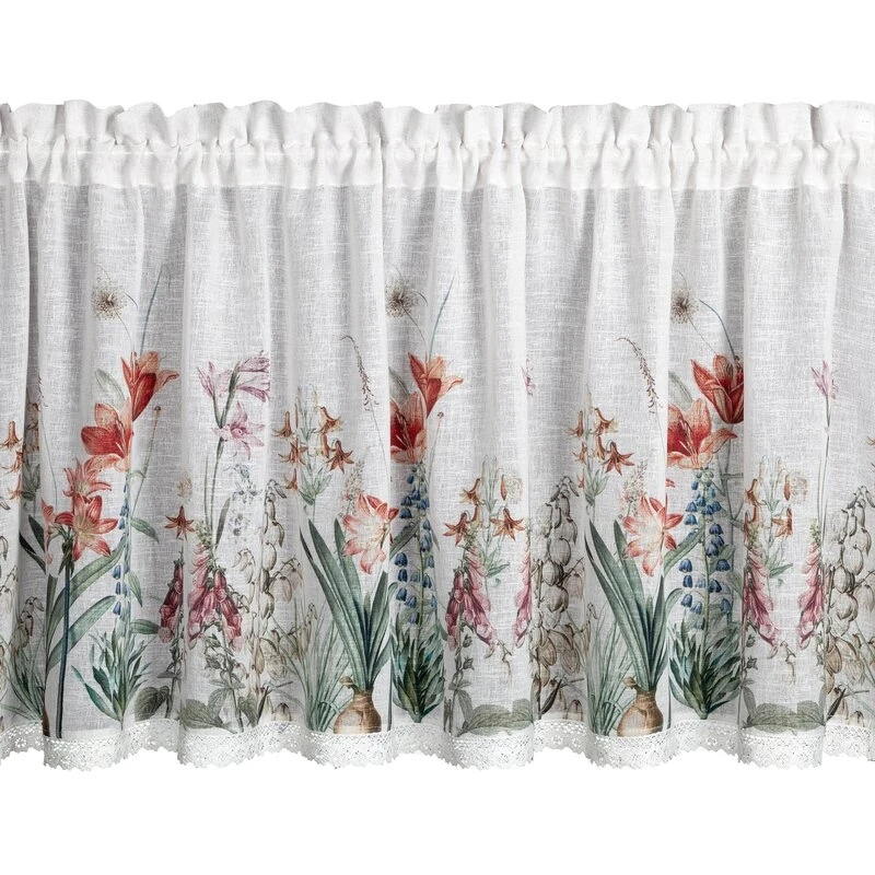 FIRANA GOTOWA NEMEZJA NA TAŚMIE 150 X 60 CM BIAŁY