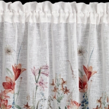 FIRANA GOTOWA NEMEZJA NA TAŚMIE 150 X 60 CM BIAŁY