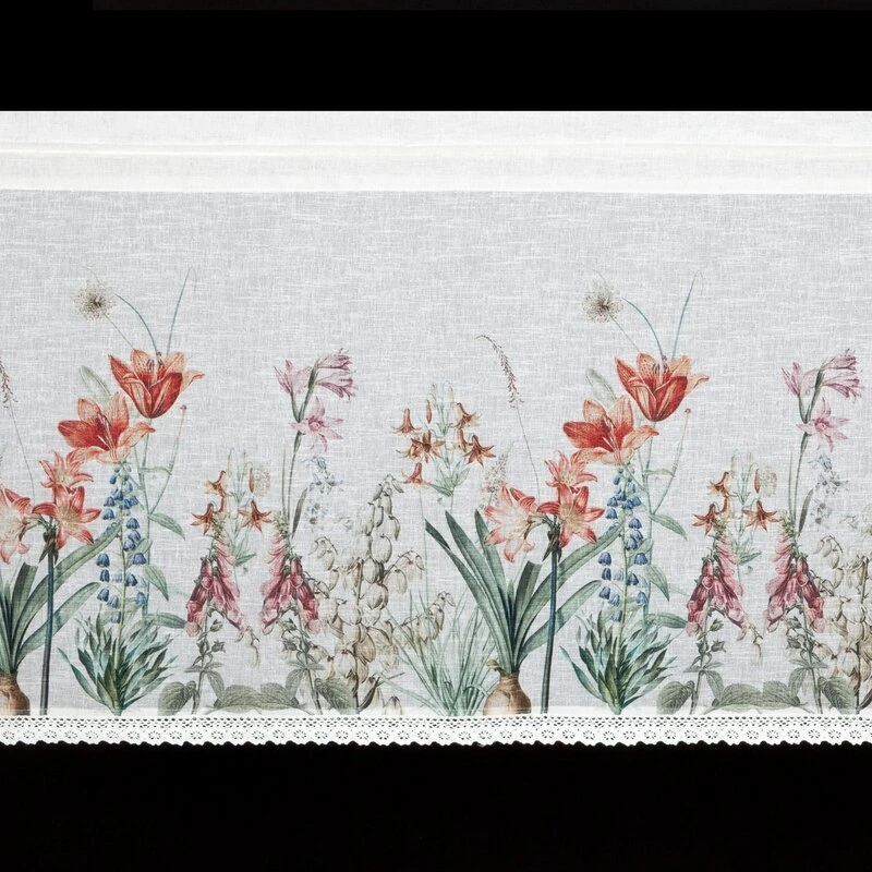 FIRANA GOTOWA NEMEZJA NA TAŚMIE 150 X 60 CM BIAŁY