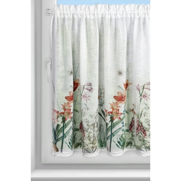FIRANA GOTOWA NEMEZJA NA TAŚMIE 150 X 90 CM BIAŁY