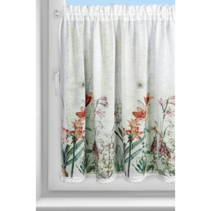 FIRANA GOTOWA NEMEZJA NA TAŚMIE 150 X 90 CM BIAŁY