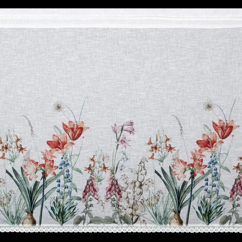FIRANA GOTOWA NEMEZJA NA TAŚMIE 150 X 90 CM BIAŁY