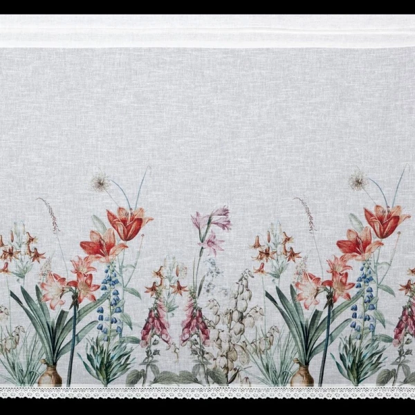 FIRANA GOTOWA NEMEZJA NA TAŚMIE 150 X 90 CM BIAŁY