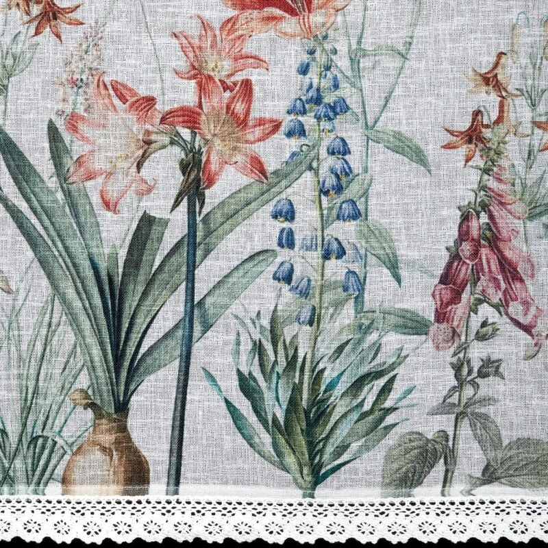 FIRANA GOTOWA NEMEZJA NA TAŚMIE 150 X 90 CM BIAŁY