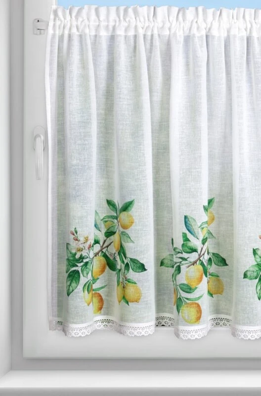 FIRANA GOTOWA CLOE NA TAŚMIE 150 X 90 CM BIAŁY