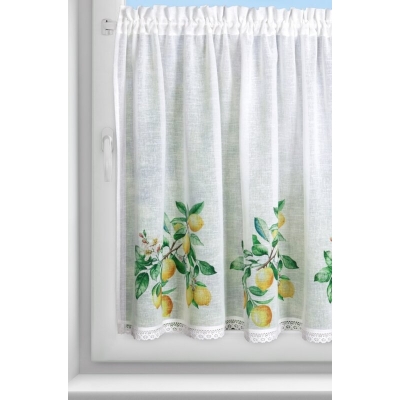 FIRANA GOTOWA CLOE NA TAŚMIE 150 X 90 CM BIAŁY