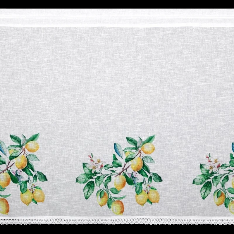 FIRANA GOTOWA CLOE NA TAŚMIE 150 X 90 CM BIAŁY