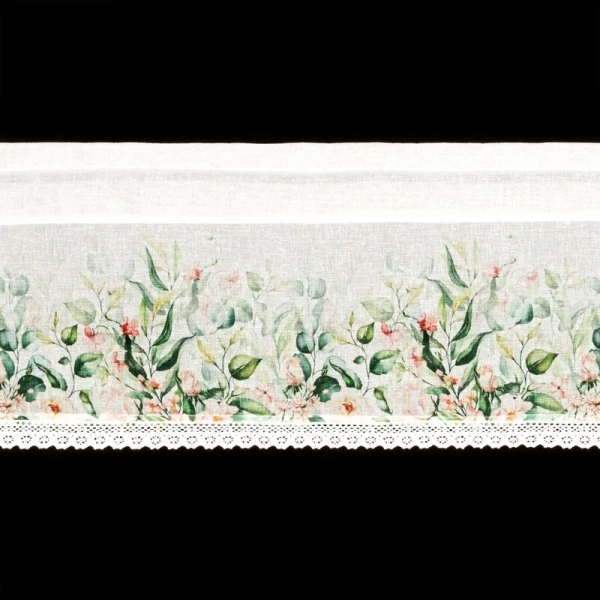 FIRANA GOTOWA ESTERA NA TAŚMIE 150 X 30 CM BIAŁY