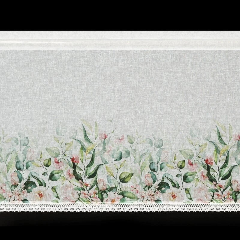FIRANA GOTOWA ESTERA NA TAŚMIE 150 X 60 CM BIAŁY
