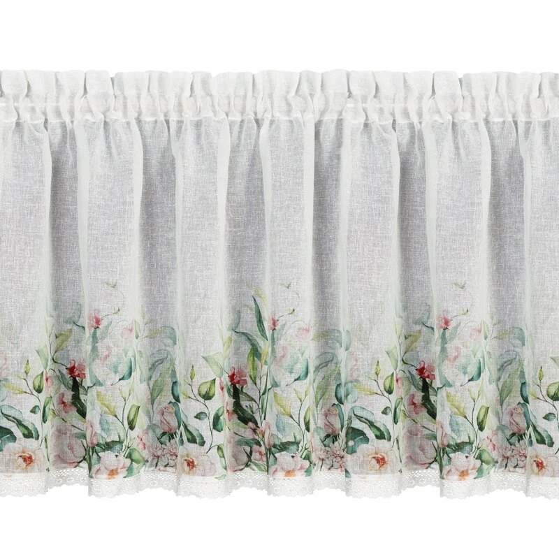 FIRANA GOTOWA ESTERA NA TAŚMIE 150 X 60 CM BIAŁY