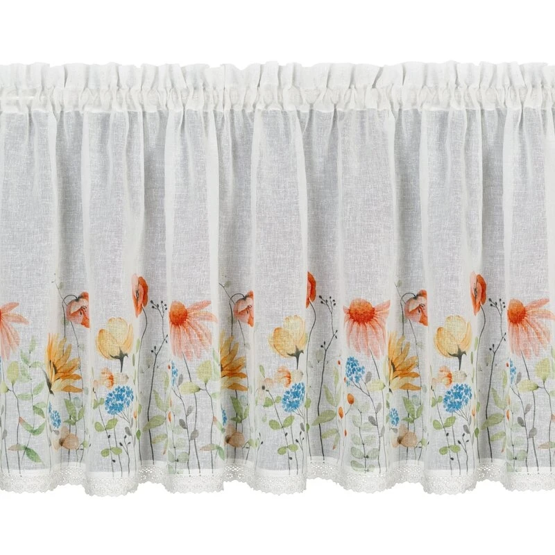 FIRANA GOTOWA NATI NA TAŚMIE 150 X 60 CM BIAŁY