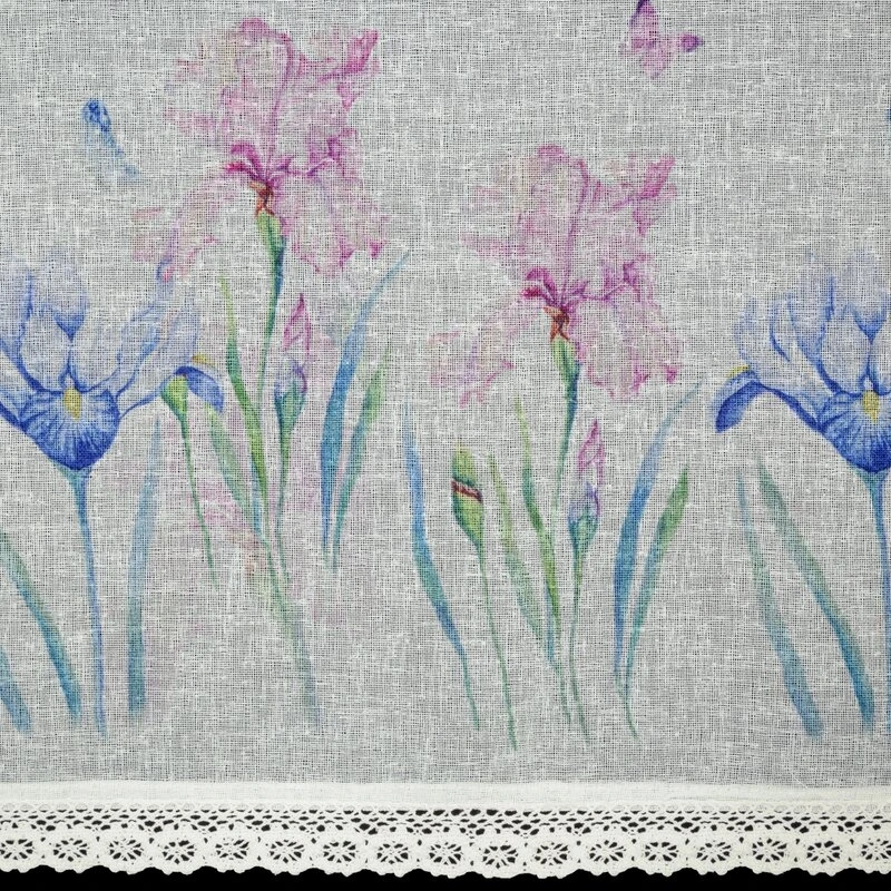 FIRANA GOTOWA DOLOREZ NA TAŚMIE 150 X 60 CM BIAŁY