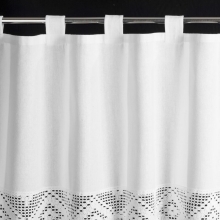 FIRANA GOTOWA ISAAC NA SZELKACH 150 X 60 CM BIAŁY