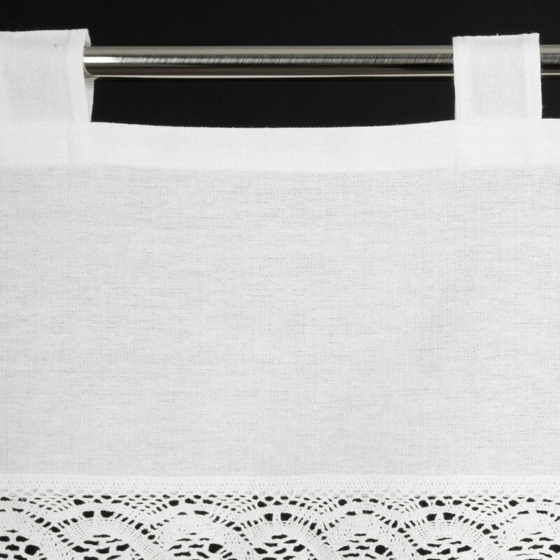 FIRANA GOTOWA VINCE NA SZELKACH 150 X 30 CM BIAŁY