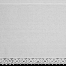 FIRANA GOTOWA CLARIE NA TAŚMIE 150 X 60 CM BIAŁY
