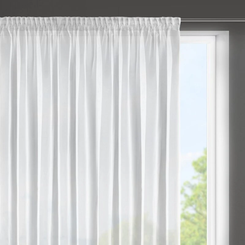 FIRANA GOTOWA ESEL NA TAŚMIE 350 X 150 CM BIAŁY