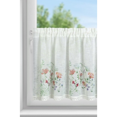 FIRANA GOTOWA SYLWIA NA TAŚMIE 150 X 60 CM BIAŁY