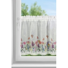 FIRANA GOTOWA BELLA NA TAŚMIE 150 X 60 CM BIAŁY