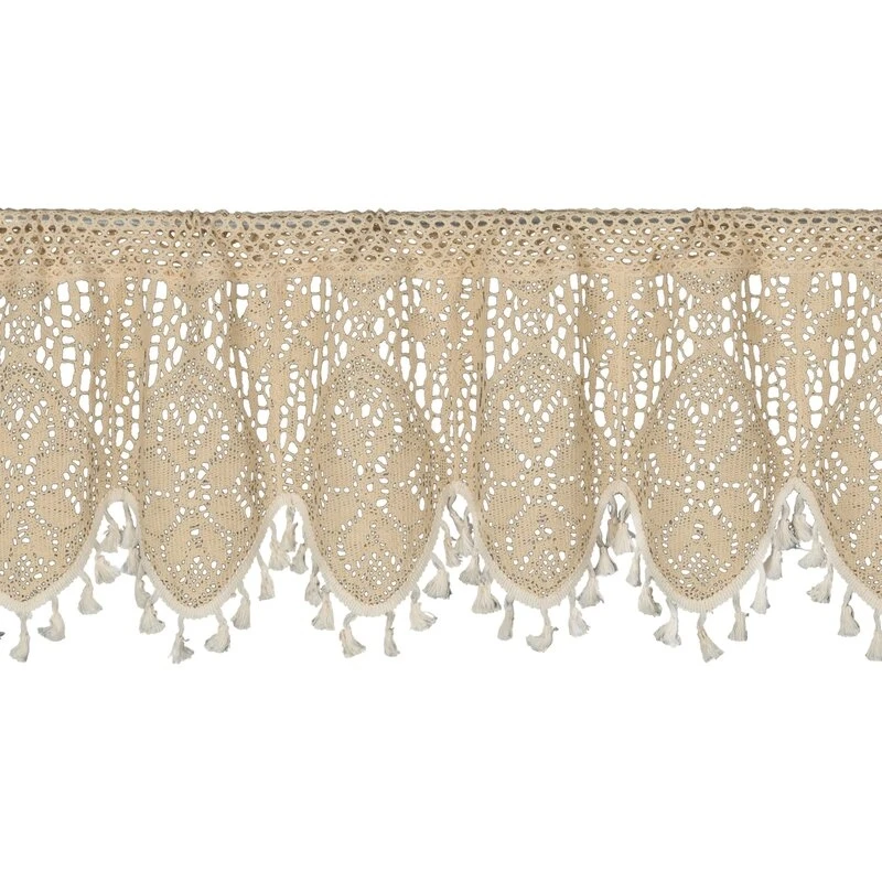 FIRANA GOTOWA MOLY NA TAŚMIE 150 X 30 CM JASNOBEŻOWY