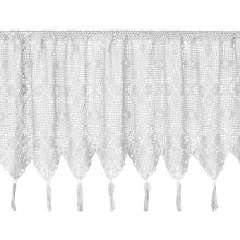 FIRANA GOTOWA MARTHA NA TAŚMIE 150 X 60 CM BIAŁY