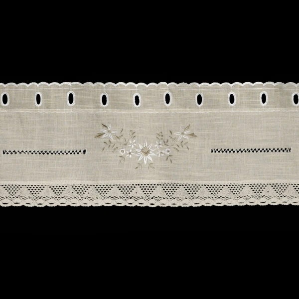 FIRANA GOTOWA VERONICA NA TAŚMIE 150 X 30 CM BEŻOWY