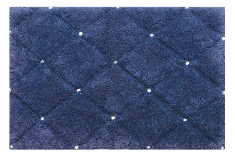 DYWANIK ŁAZIENKOWY CHIC (2) 50 X 70 CM GRANATOWY