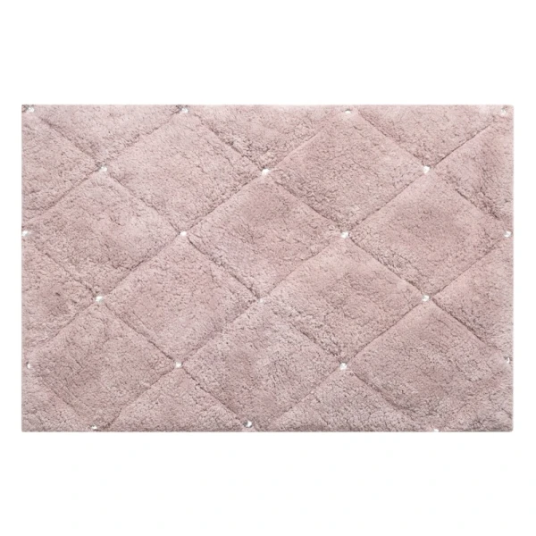 DYWANIK ŁAZIENKOWY CHIC (2) 60 X 90 CM CIEMNORÓŻOWY